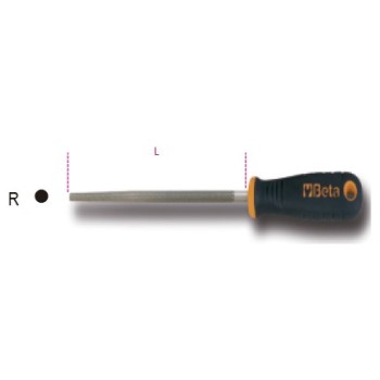 Ref. 1719BMA...R - Lima redonda corte semi con mango