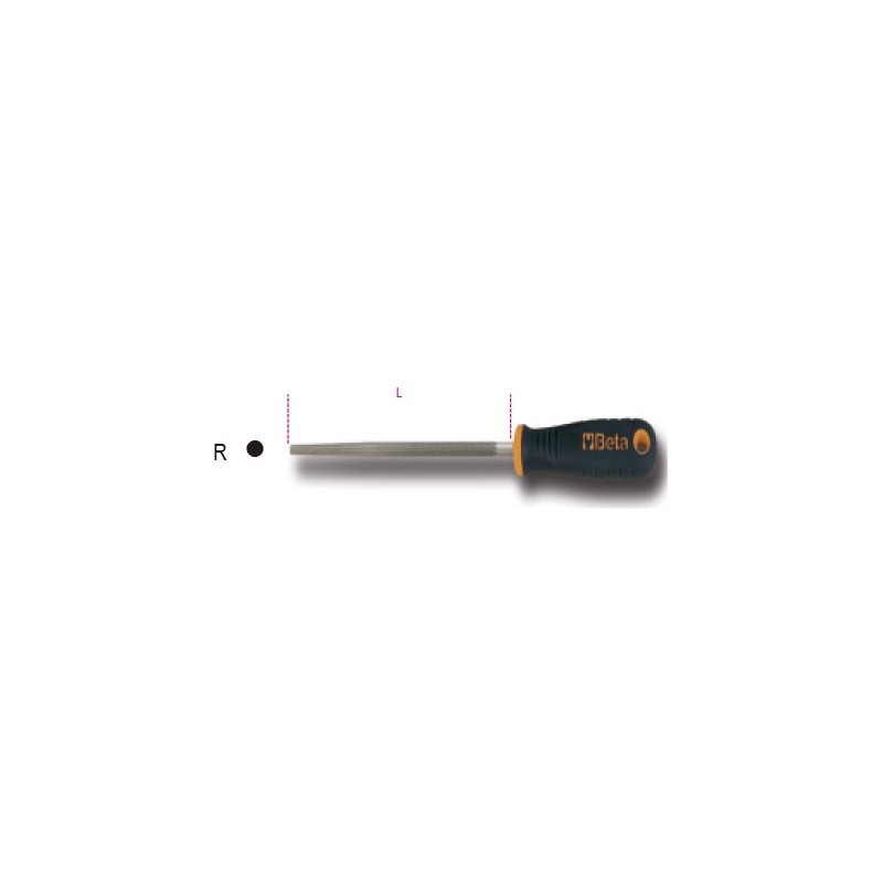 Ref. 1719BMA...R - Lima redonda corte semi con mango