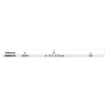 Ref. 988/K4 - Juego de 4 cortafríos de plástico para retirar plomos adhesivos