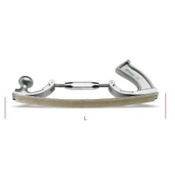 Ref. 1338A - 1338B - Portalima con lima de dentado radial, plana y flexible
