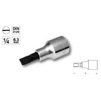 Ref. 0850 071 403 - VASO 1/4” PUNTA PLANA