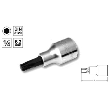Ref. 0850 071 208 - VASO 1/4” PUNTA TORX