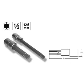 Ref. 0850 721 025 - VASO 1/2” PUNTA TORX LARGA