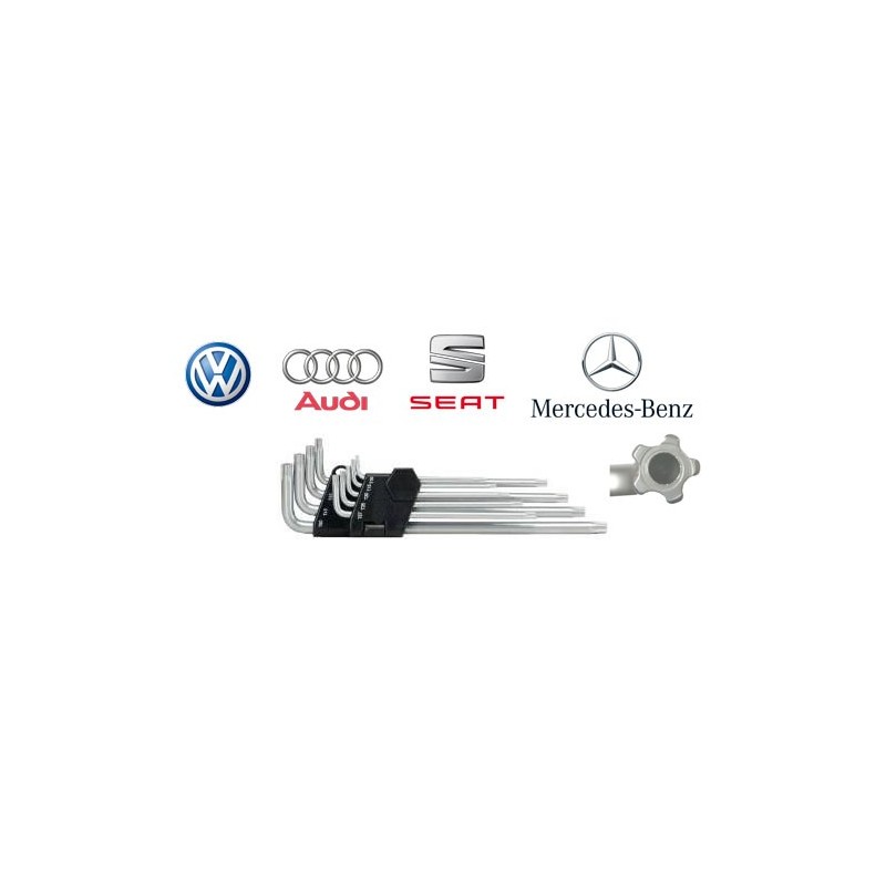 Ref. 0850 020 247 - Juego Torx Invi 5 Alas Extralargo