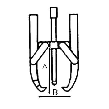 Ref. 0833 130 40 - Extractor de 3 Patas