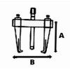 Ref. 0833 100 2 - Extractor de 2 Patas Oscilante