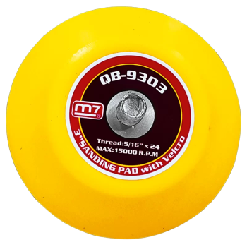 Ref. 0880 QB9323 - PAD Macho para Lijadoras Neumáticas 3”, 75 mm