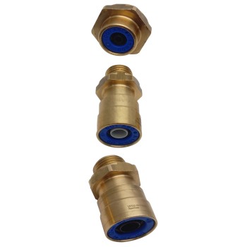 Ref. 0760 43 - Conector Raufoss Latón Recto