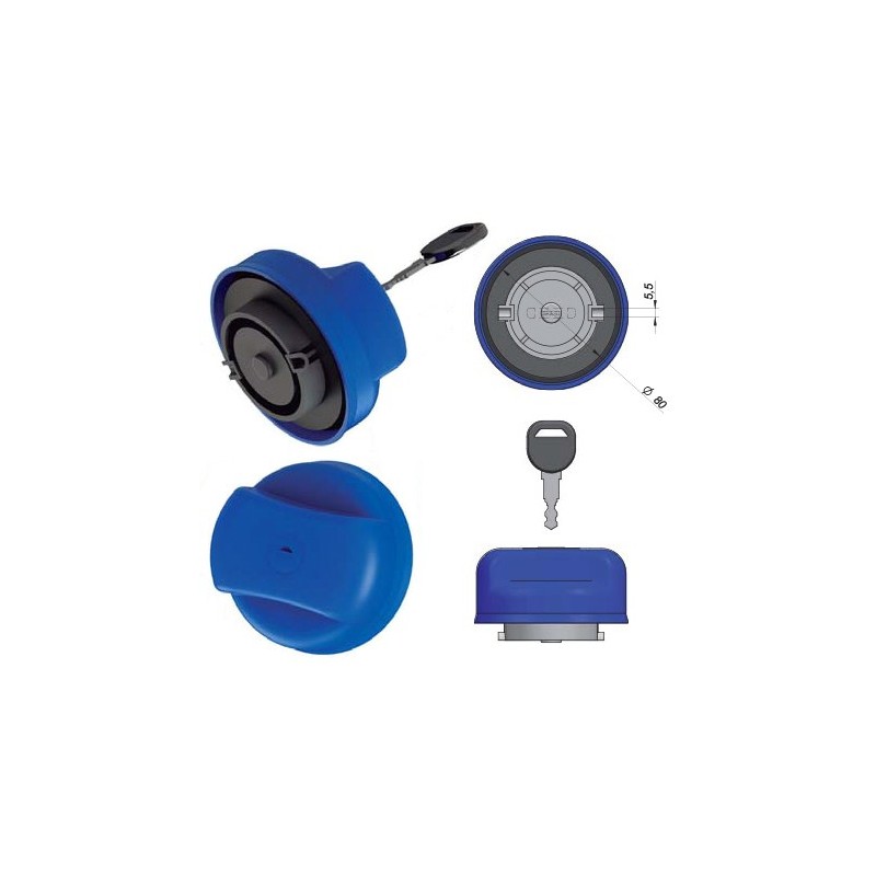 Ref. 0895 670 046 - Tapón AdBlue Ø60 IVECO