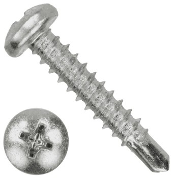 Ref. 0051 48 22 - Tornillo autoperforante cabeza cilíndrica philips, cincado (DIN 7504-N)