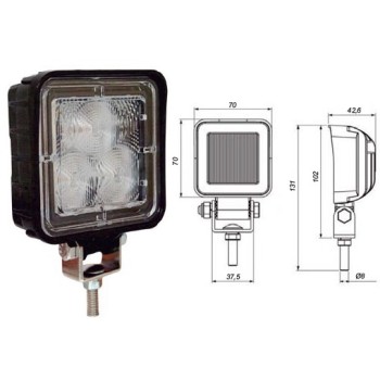Ref. 0895 259 021 - Faro de trabajo Led 70x70
