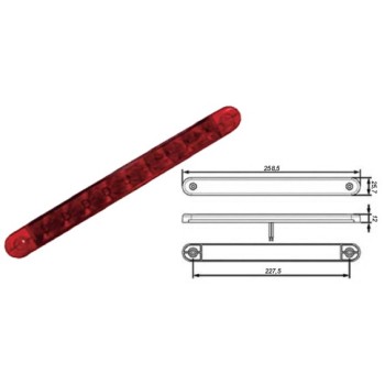 Ref. 0895 259 024 - Tercera Luz de Freno Led