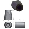 Ref. 0895 170 184 - Tope Goma Cónico Biselado 60xØ46