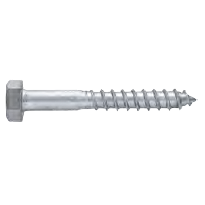 0970 041010200 - Tornillo Barraquero, Cabeza Hexagonal (Din-571)