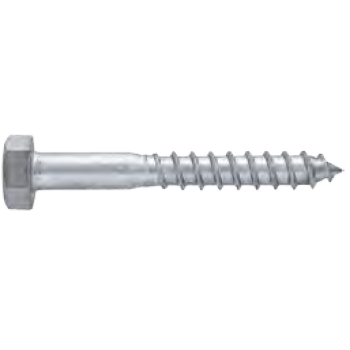 0970 041012180 - Tornillo Barraquero, Cabeza Hexagonal (Din-571)