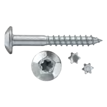 Ref. 0970 0514Z7165 - Tornillo Inviolable, Huella TX-40 con Estrella de Seguridad