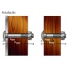 Ref. 0970 061441070 - Tornillo DIN 603 Inoxidable A-2 M10