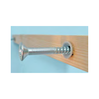 Ref. 0970 070245030 - Taco Clavable de Nylon Premontado, Poliamida 6.6, Cabeza Avellanada