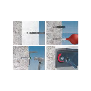 Ref. 0970 0803312816 - Anclaje para Cargas Medias, Versión Tornillo Calidad 6.8