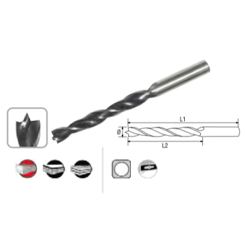 Ref. 0970 141002004 - Broca Madera 3 Puntas Uso General Serie Corta