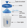 Ref. 0904 400 225 - Kit Sistema de Vasos de Pintura Universales