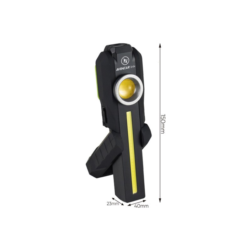 REF. 0801 020 000 - Avcar Lámpara de bolsillo a batería 300/250/90 lúmenes