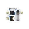 REF. 0801 020 000 - Avcar Lámpara de bolsillo a batería 300/250/90 lúmenes