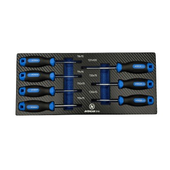 Ref. 0850 000 003 - Avcar Módulos 7 Destornilladores Torx