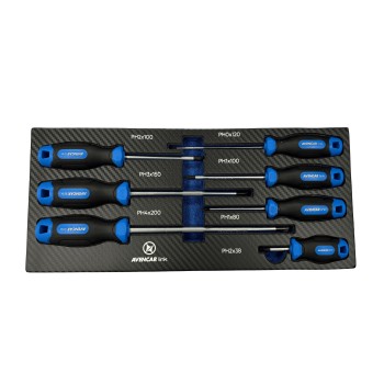 Ref. 0850 000 004 - Avcar Módulos 7 Destornilladores Philips