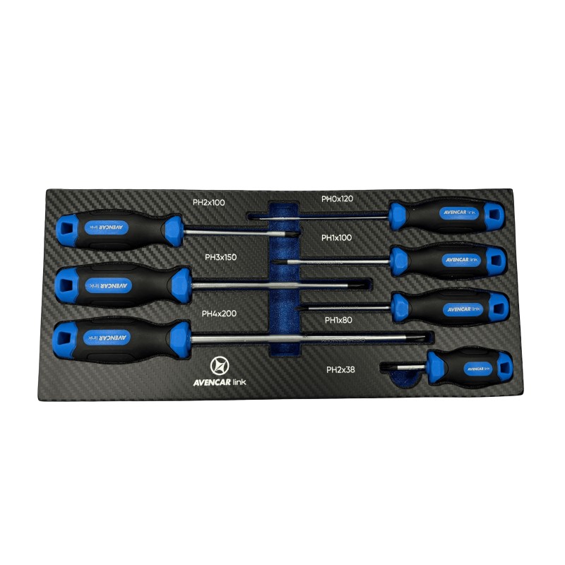 Ref. 0850 000 004 - Avcar Módulos 7 Destornilladores Philips