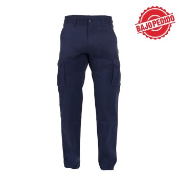 Ref. 0899 165 005 - Pantalón Multibolsillos Elton Azul Navy Forro Interior Micropolar