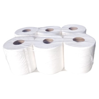 Bobina Papel Secamanos 85m x 23cm, 6 uds.