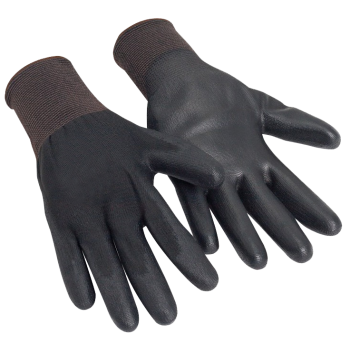 Guantes Nylon c/Poliuretano Negro