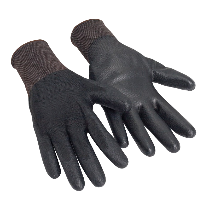 Guantes Nylon c/Poliuretano Negro