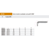 Llave acodada huella XZN