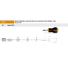 Destornilladores para tornillos con huella de cruz Phillips tipo muy corto