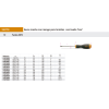 Llaves macho con mango para tornillos con huella Torx