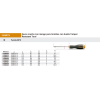 Llaves macho con mango para tornillos con huella Torx inviolable