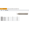 Puntas de 10mm Larga para tornillos con huella Torx