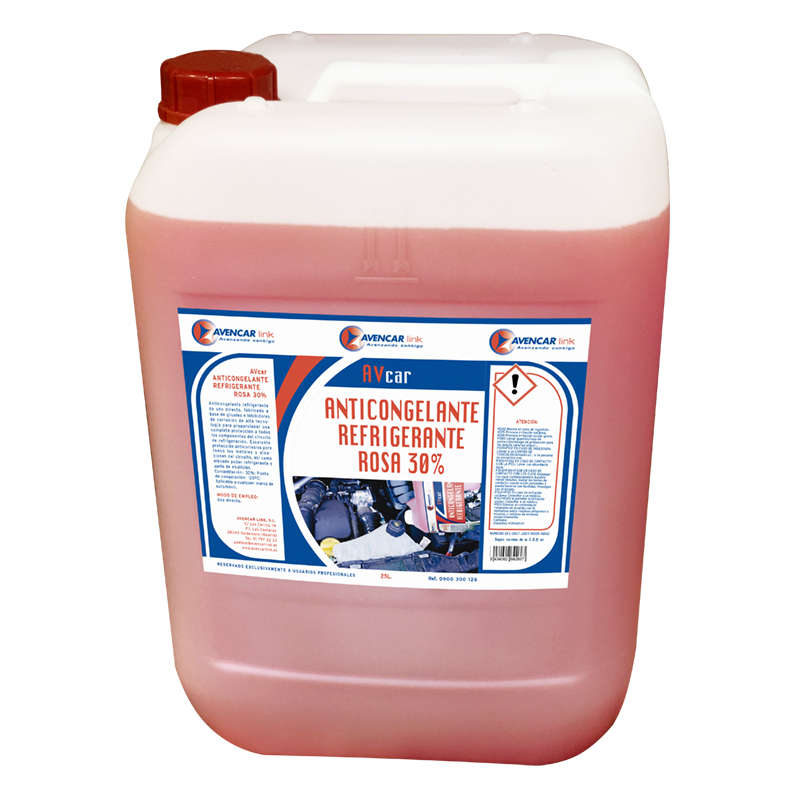 Ref. 0900 300 126 - Anticongelante Refrigerante 30%, -18º Rosa