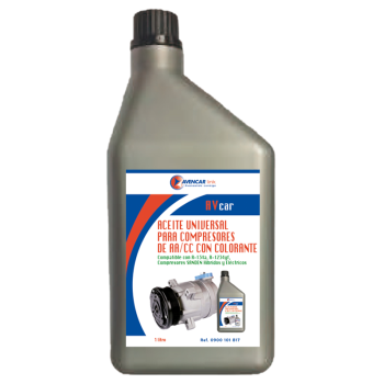 Ref. 0900 101 817 - Avcar Aceite Universal para Compresores de AA/CC con Colorante