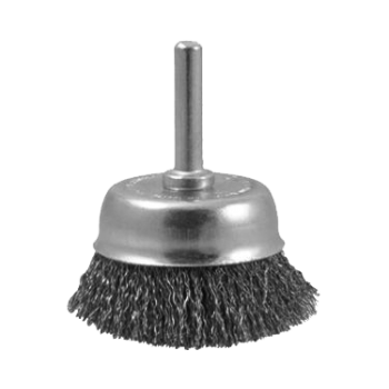 Ref. 0650 601 050 - Cepillos de Taza con vástago 6 mm Ø 50 mm Acero (Bajas revoluciones)
