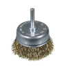 Ref. 0650 602 050 - Cepillos de Taza con vástago 6 mm Ø 50 mm Acero Latonado (Bajas revoluciones)