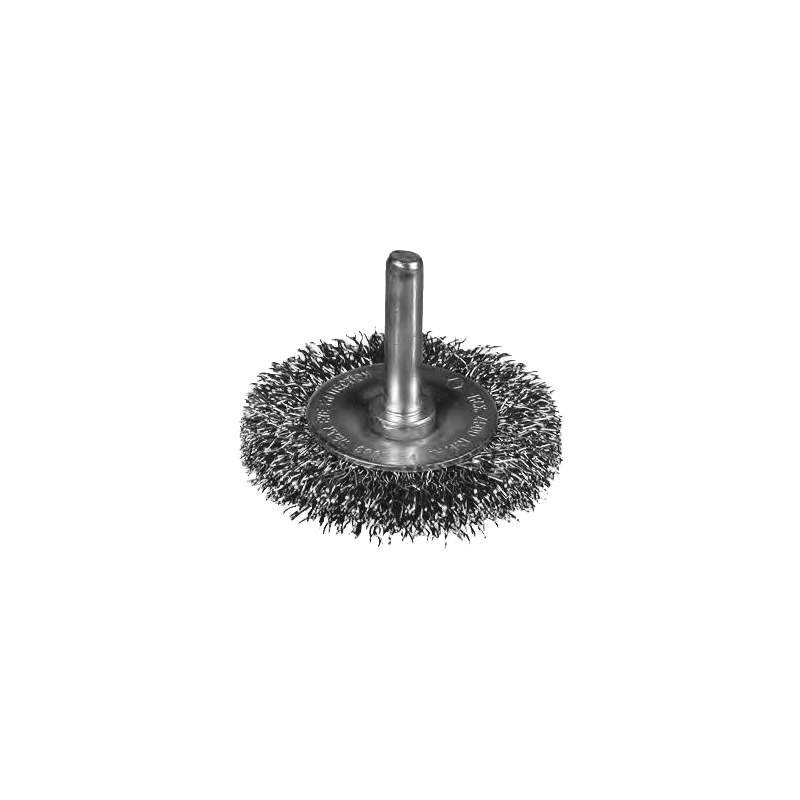 Ref. 0650 703 075 - Cepillos Circulares con vástago 6 mm Ø 75 mm Inox (Bajas revoluciones)