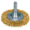 Ref. 0650 702 100 - Cepillos Circulares con vástago 6 mm Ø 100 mm Acero Latonado (Bajas revoluciones)