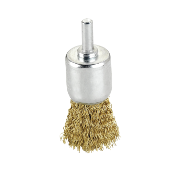Ref. 0650 802 025 - Cepillos de Pincel con vástago 6 mm Ø 25 mm Acero Latonado (Bajas revoluciones)