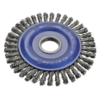 Ref. 0650 401 115 - Cepillos Circulares Alambre Trenzado agujero 22,2 mm especial soldadura para radial (Altas revoluciones)