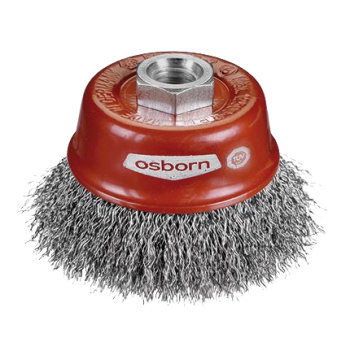 Ref. 0650 301 060 - Tazas Alambre Ondulado M-14  Ø 60 mm Acero (Altas revoluciones)