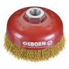 Ref. 0650 302 125 - Tazas Alambre Ondulado M-14  Ø 125 mm Acero Latonado (Altas revoluciones)