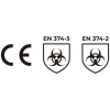 Guantes de Nitrilo Negro, sin Polvo